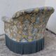 Toad armchair Flocked Velvet 1960