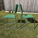 2 chrome Bauhaus chairs