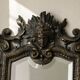 Miroir biseauté en bronze, Second Empire XIXe siècle, style Louis XV
