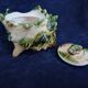 Tea/coffee service in majolica, 1950s/60s.