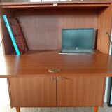Vintage Scandinavian secretary desk from the 1960s - mid-century design.