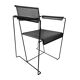 Style Pilastro - Postmoderne - (2) chaises - acier perforé - design néerlandais
