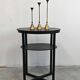 Set of three bronze candlesticks by Christian de Beaumont from the 1980s.
