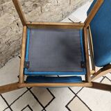 Paire de chaises fauteuils scandinave vintage 1970