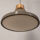 70s vintage chandelier in enamel metal  Italian design