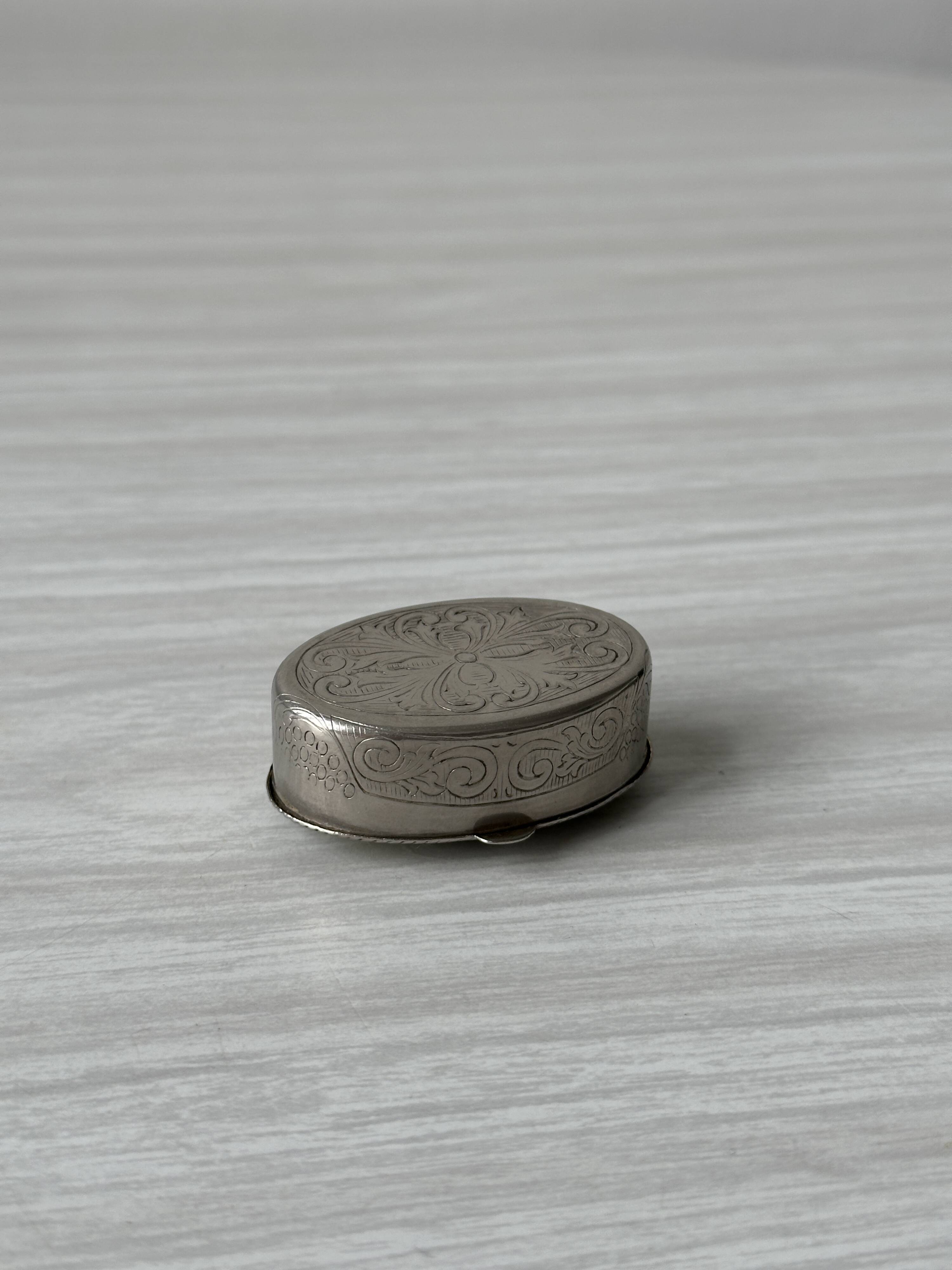 Steel and marble medicine box