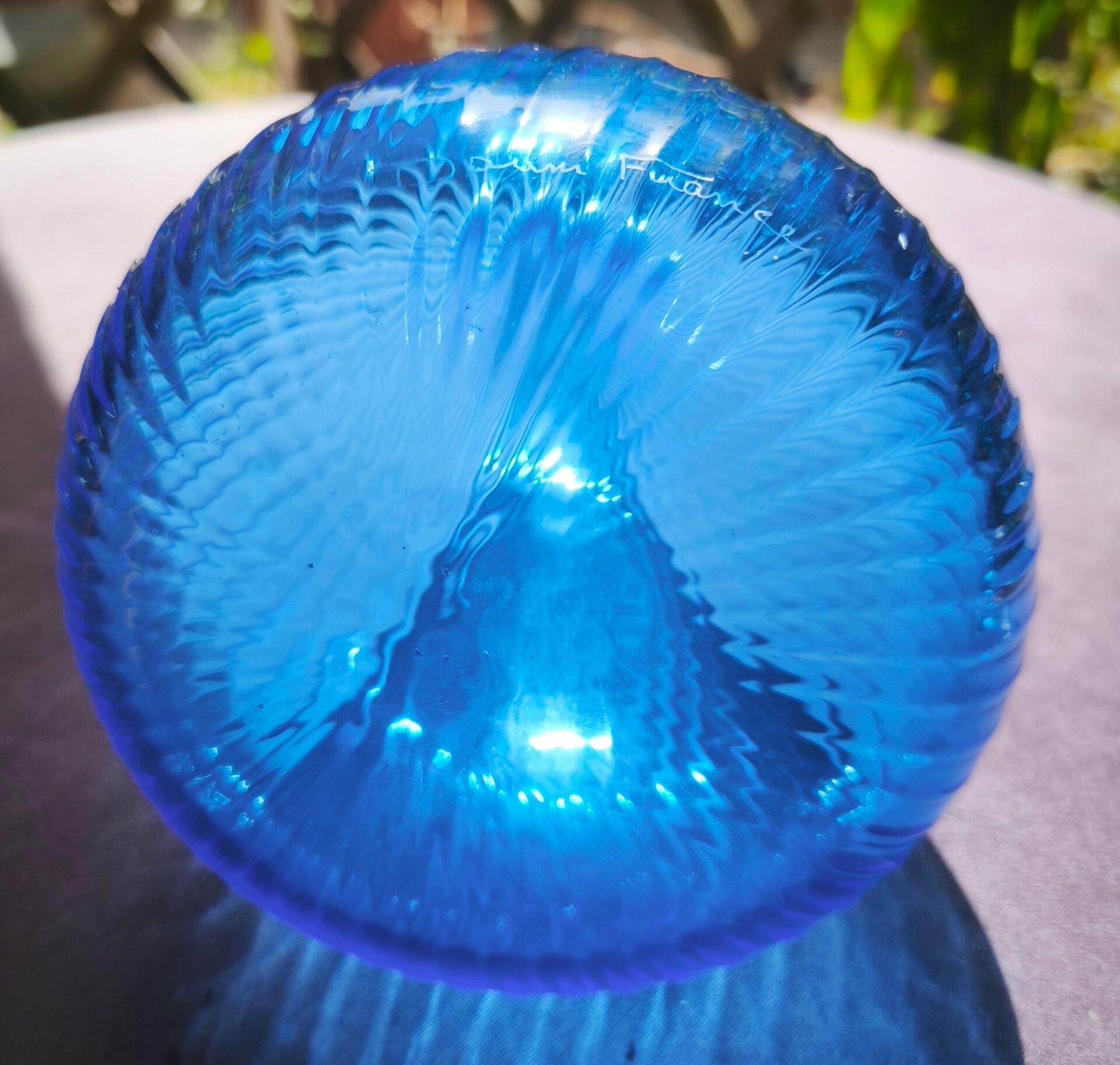 Vase berluze bleu daum