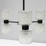 Six lights chandelier 'Zonnewende' by J.W. Bosman for Raak Amsterdam 1965