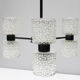 Six lights chandelier 'Zonnewende' by J.W. Bosman for Raak Amsterdam 1965