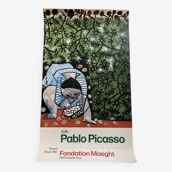 Affiche "Salle Pablo Picasso" de la fondation Maeght