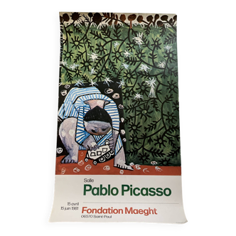 Affiche "Salle Pablo Picasso" de la fondation Maeght