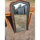 Miroir bois peint décor savoyard