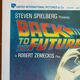 Original movie poster "Back to the Future" Michael J. Fox 37x55cm 1985