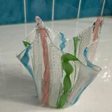 Vase en forme de mouchoir, années 50, Murano, Italie