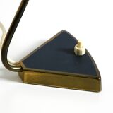 Two beautiful rare Mid Century Modern brass table lamps