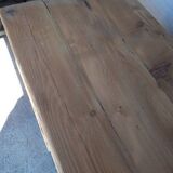 Old solid wood workbench furniture