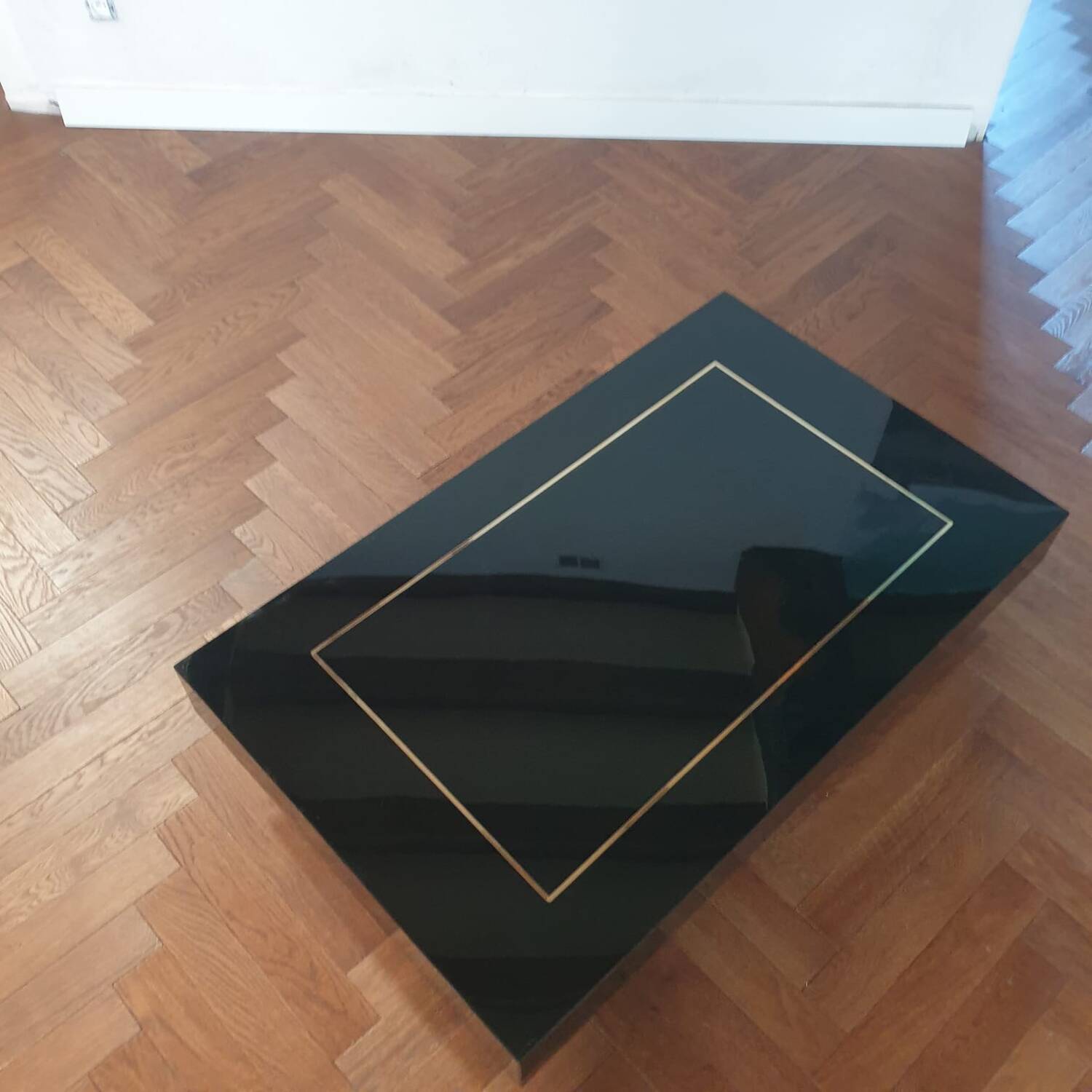 Ligne Roset lacquered coffee table vintage 70s/80s