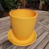 Vase and saucer