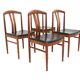 Set de 4 chaises, Carl-Ewert Ekström, Suède, 1970