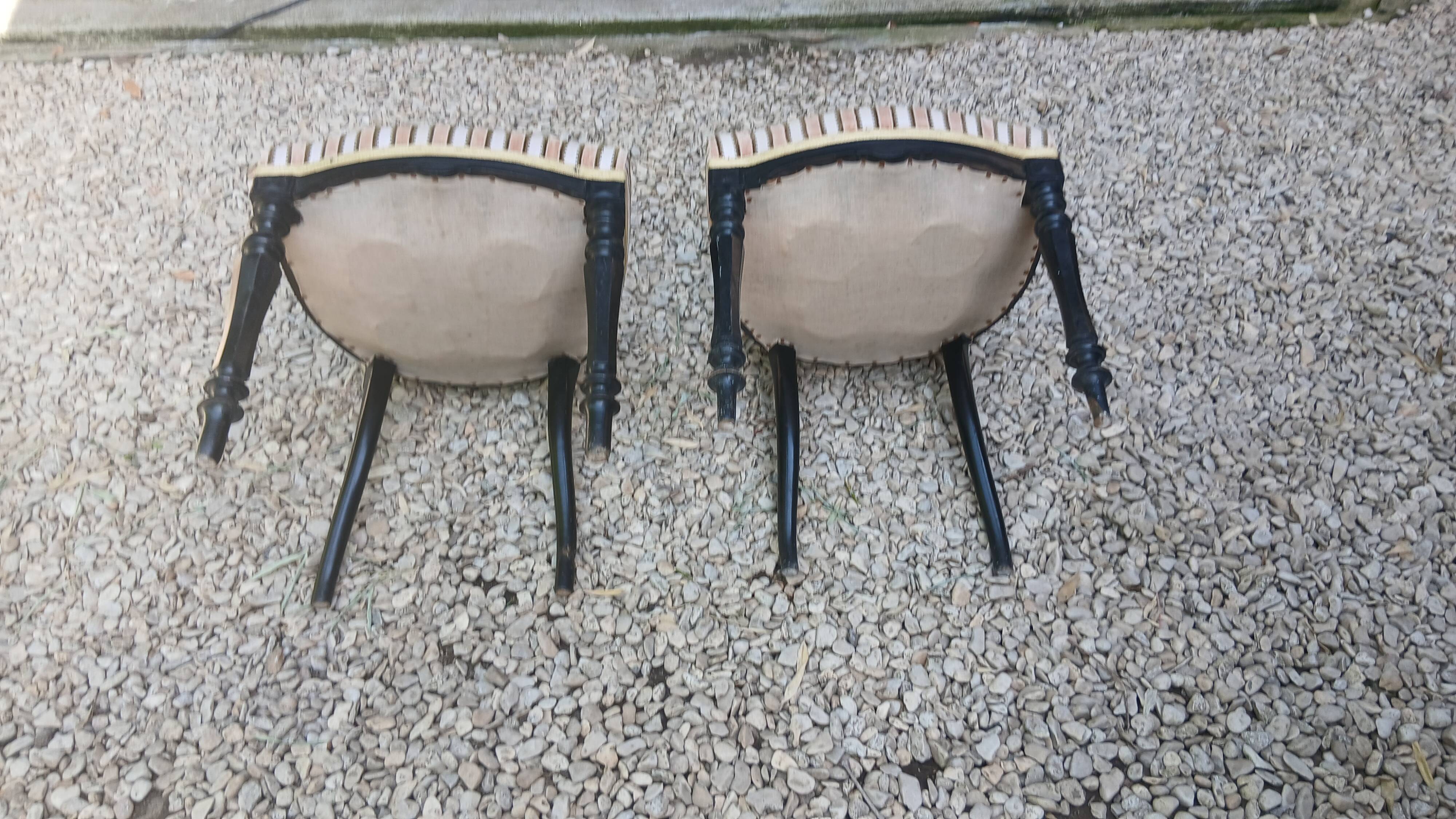 Set of 2 Napoleon III chairs