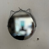Miroir barbier chat