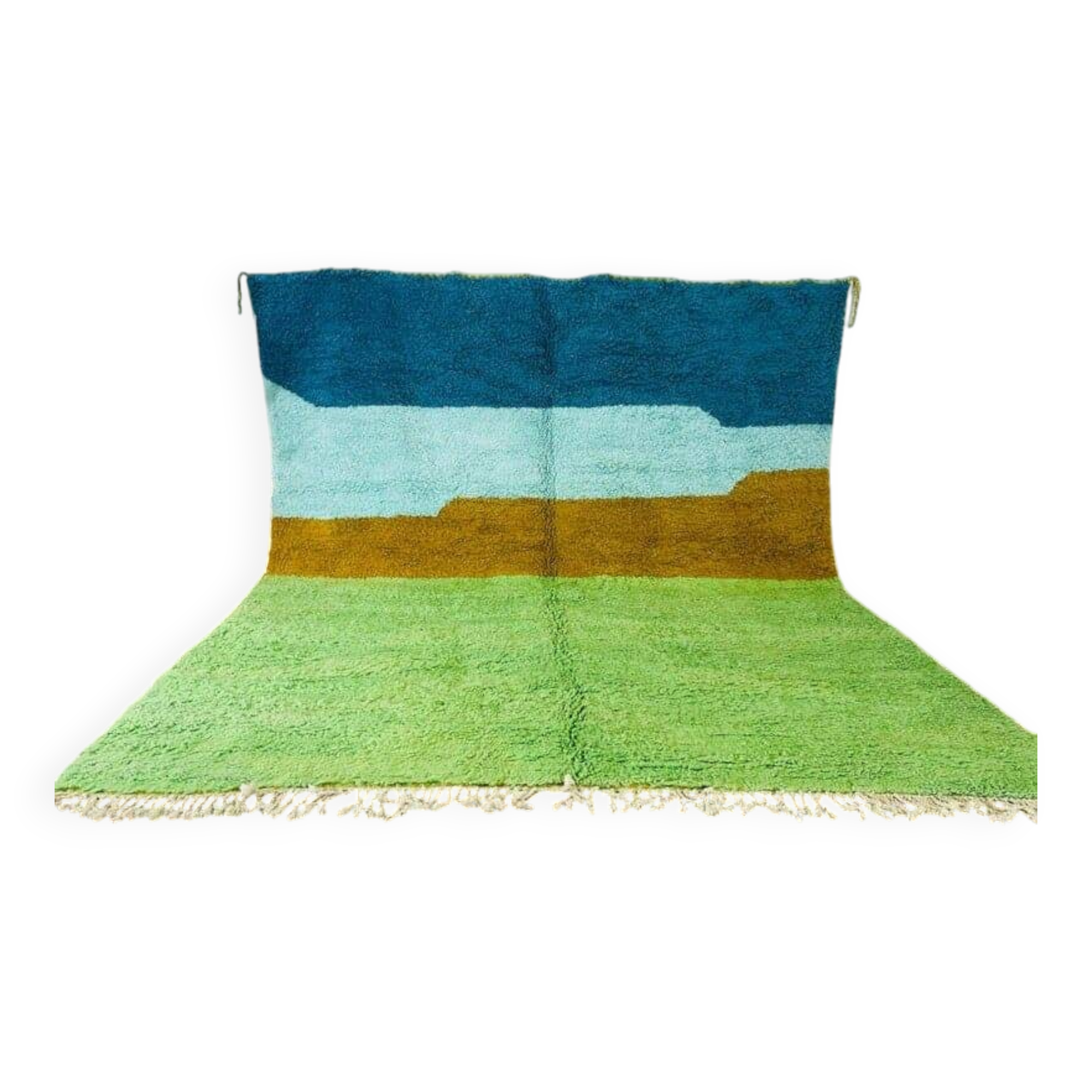 Traditional handmade Beni Ouraine rug, size 150 x 250 cm