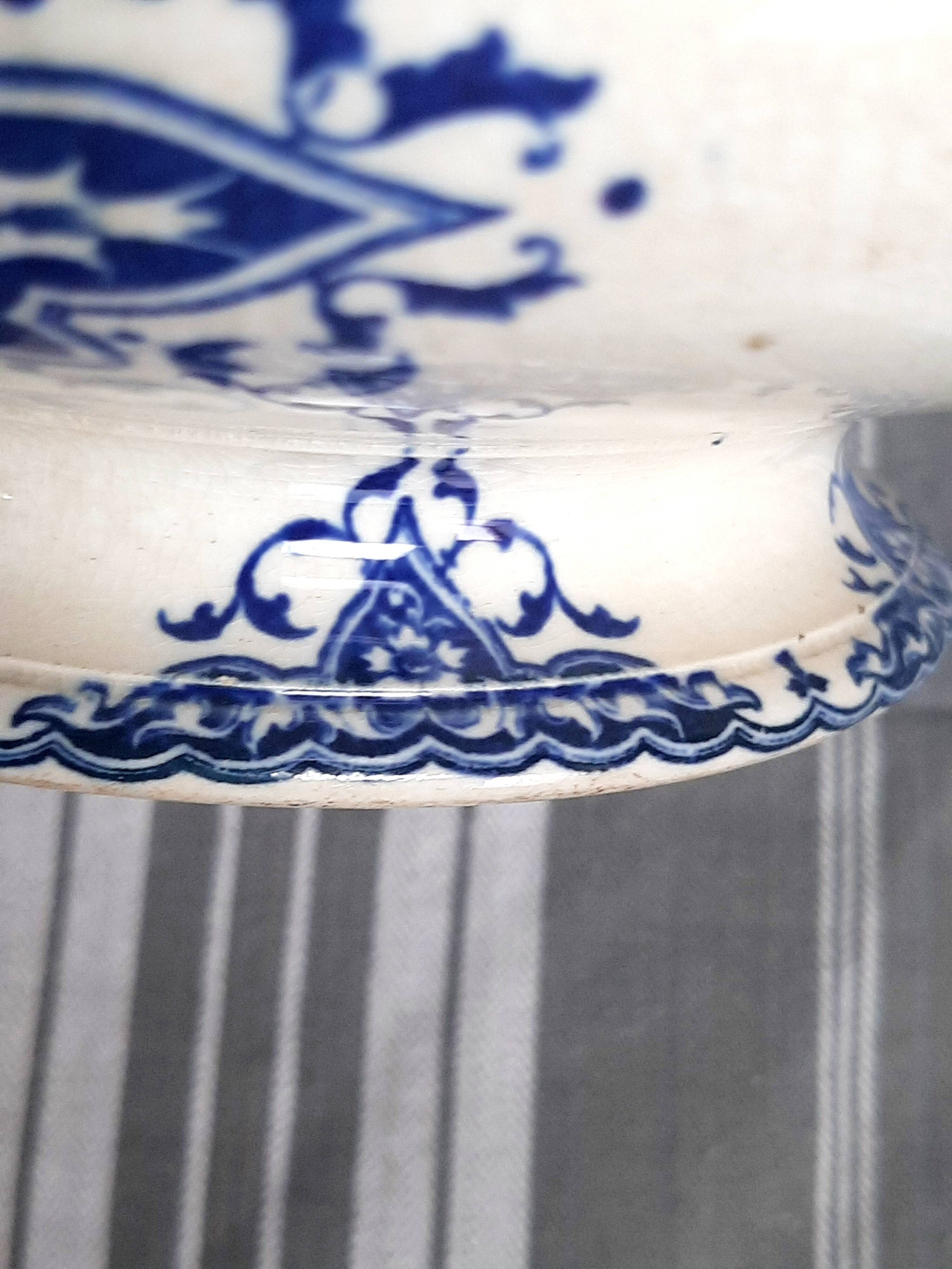 Ironstone soup tureen from the 19th century.