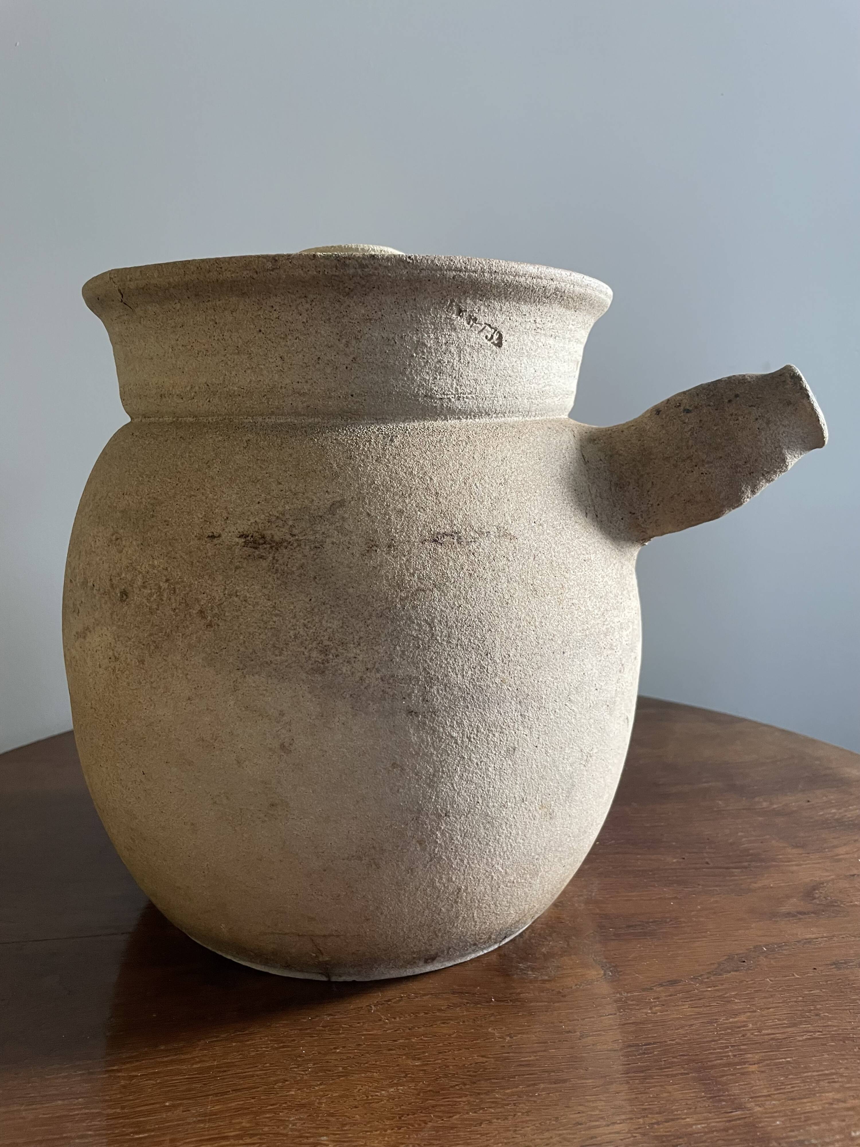 Set of two Japanese Donabe clay pots