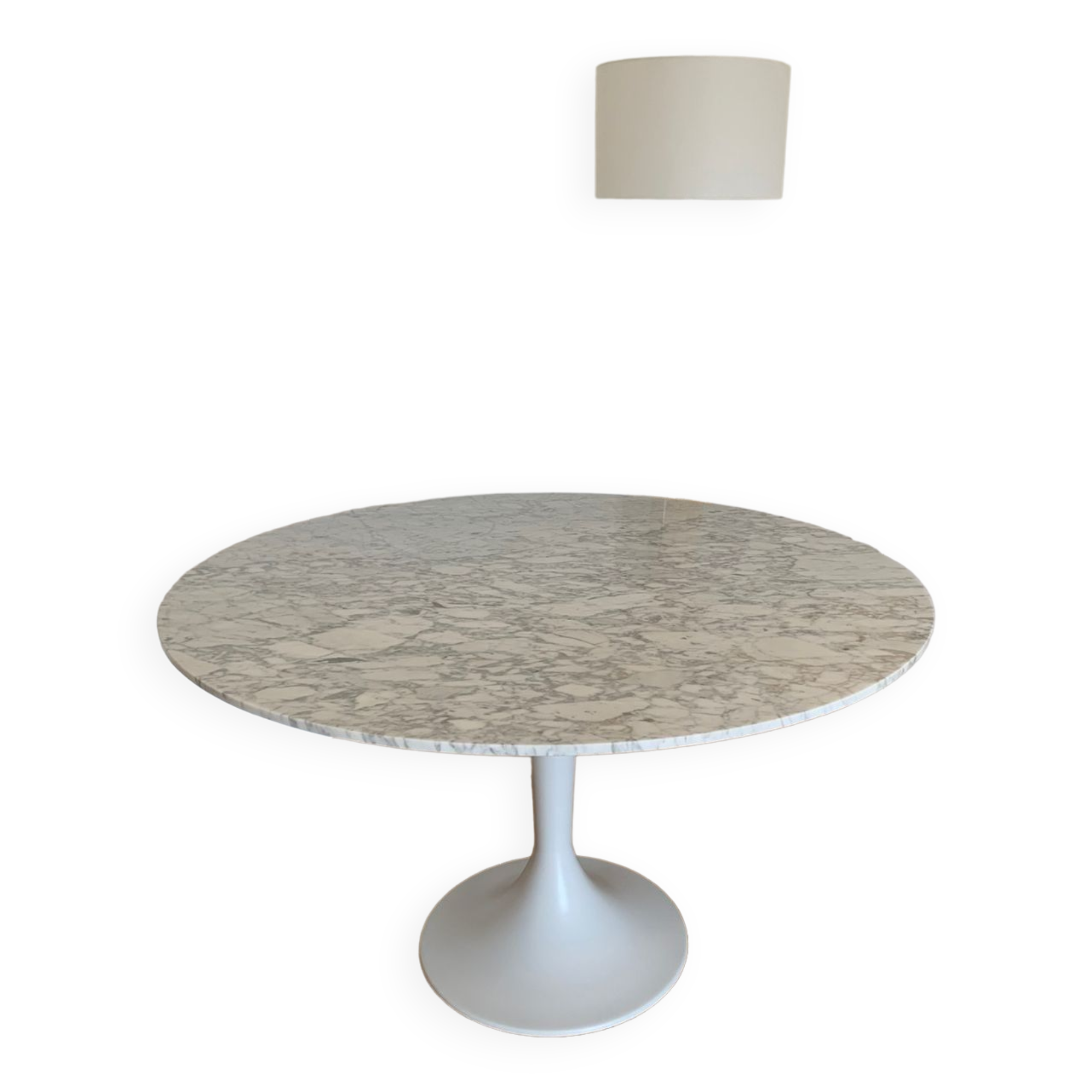 Marble table tulip foot