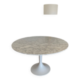 Marble table tulip foot