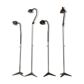 Set of 4 industrial floor lamp