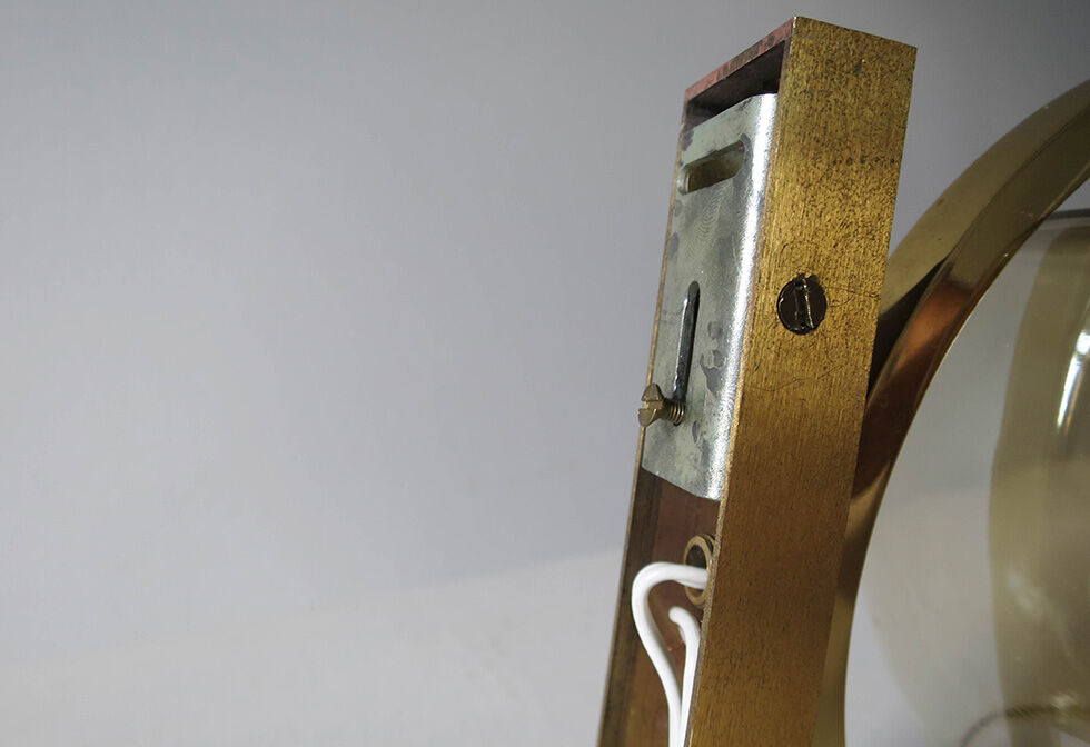 Wall sconce globe smoked glass