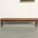 1950s pine farmhouse bench