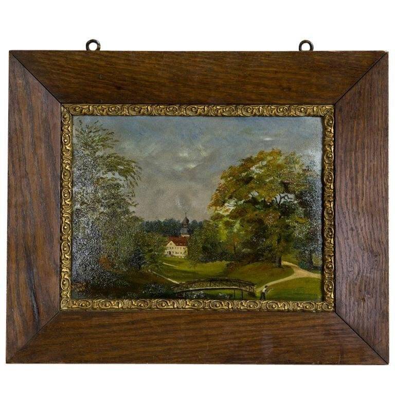 Landscape, 1894, Oil on Canvas, Framed