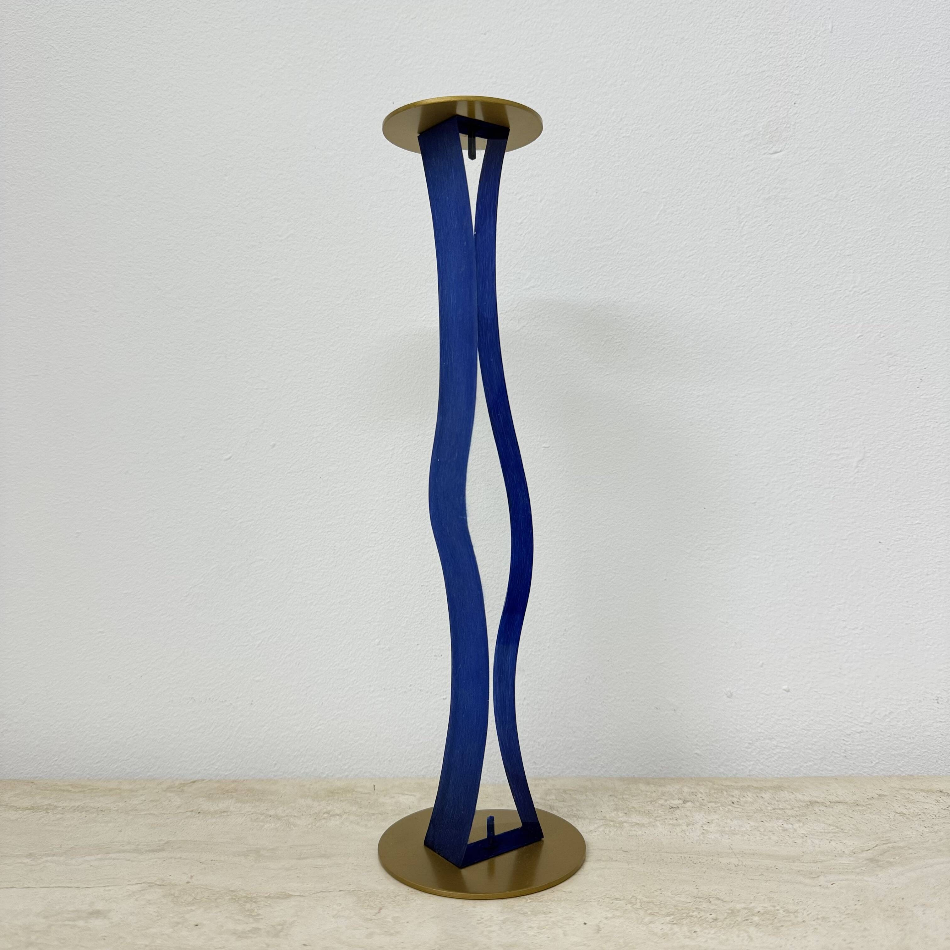 Lucite Cec Lepage style lucite candle stick , 1980s