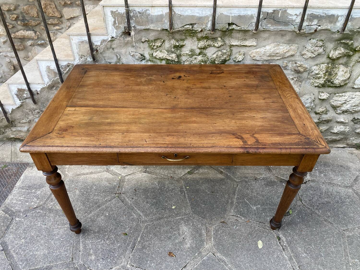 19th century oak desk