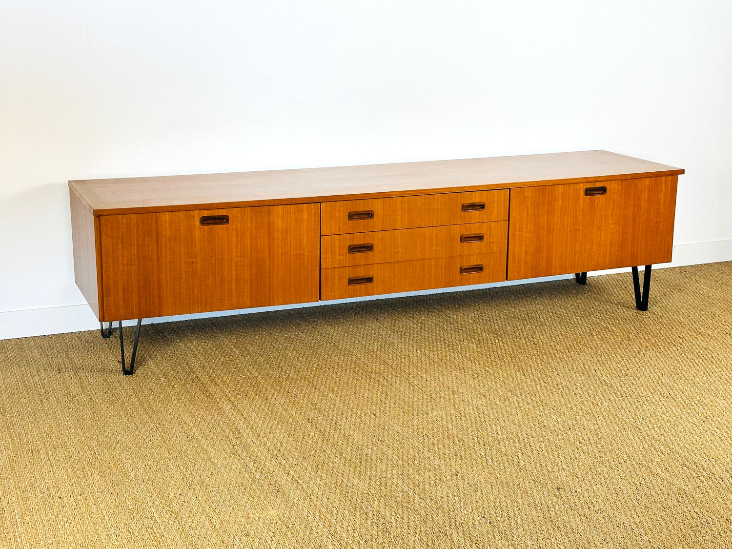 Scandinavian teak sideboard from the 1960s.
