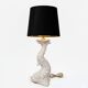 Title: Capodimonte Ceramic Koi Carp Lamp – Italy, circa 1970