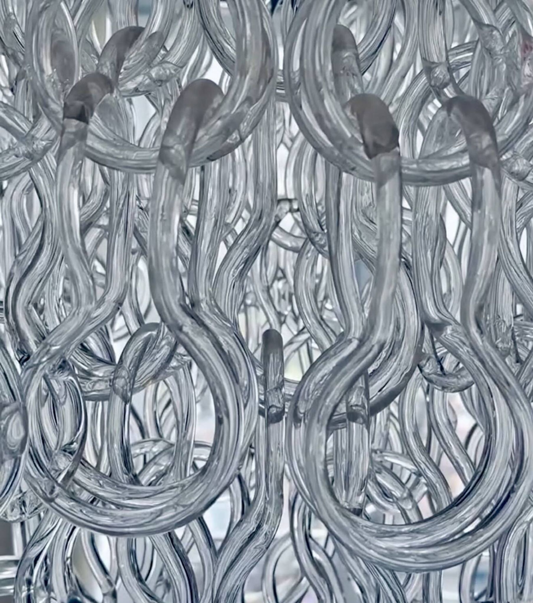 Lustre en verre de Murano modèle Giogali Angelo Mangiarotti