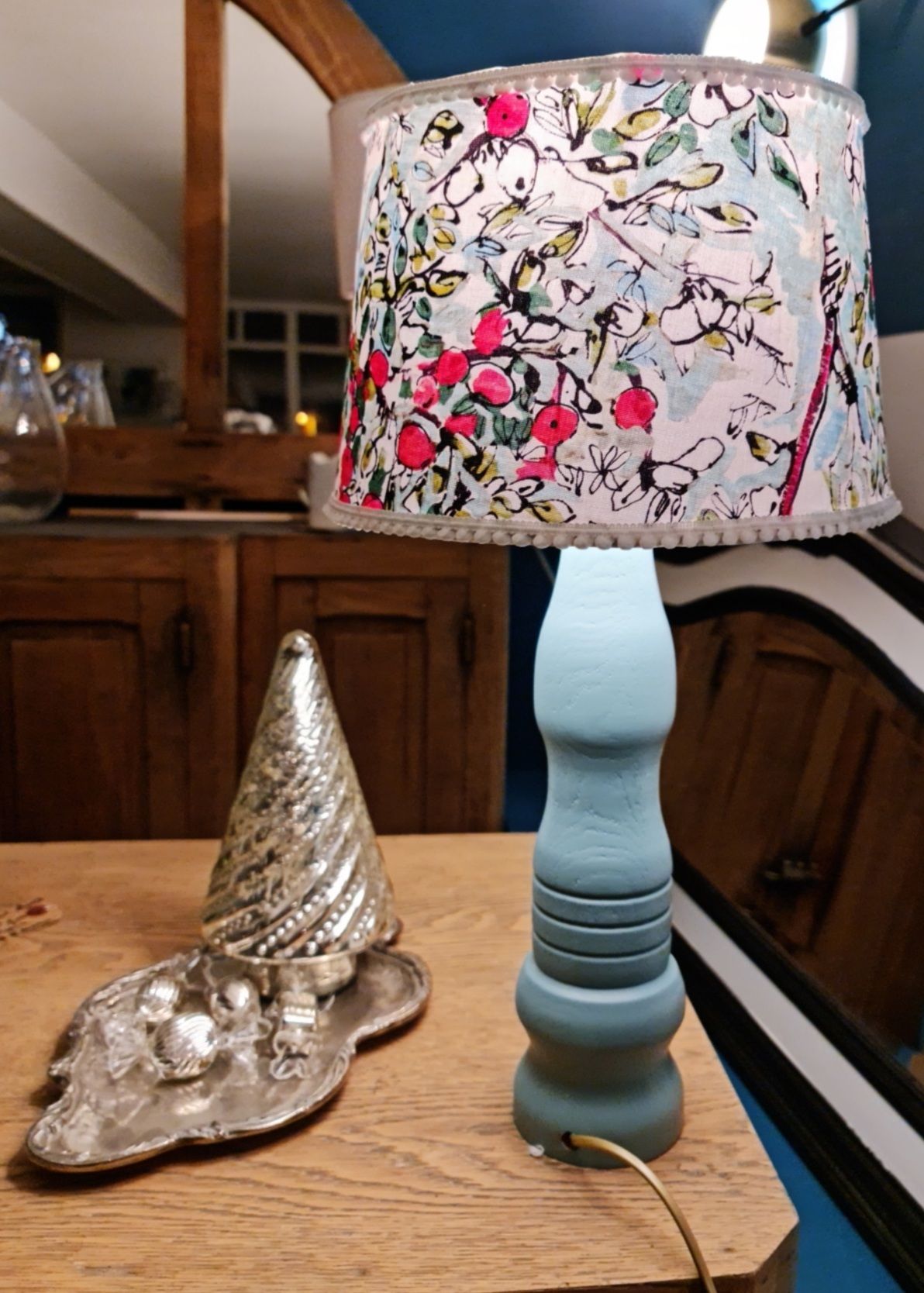 Lamp foot drinks cabinetmaker abbat day fabrics creator