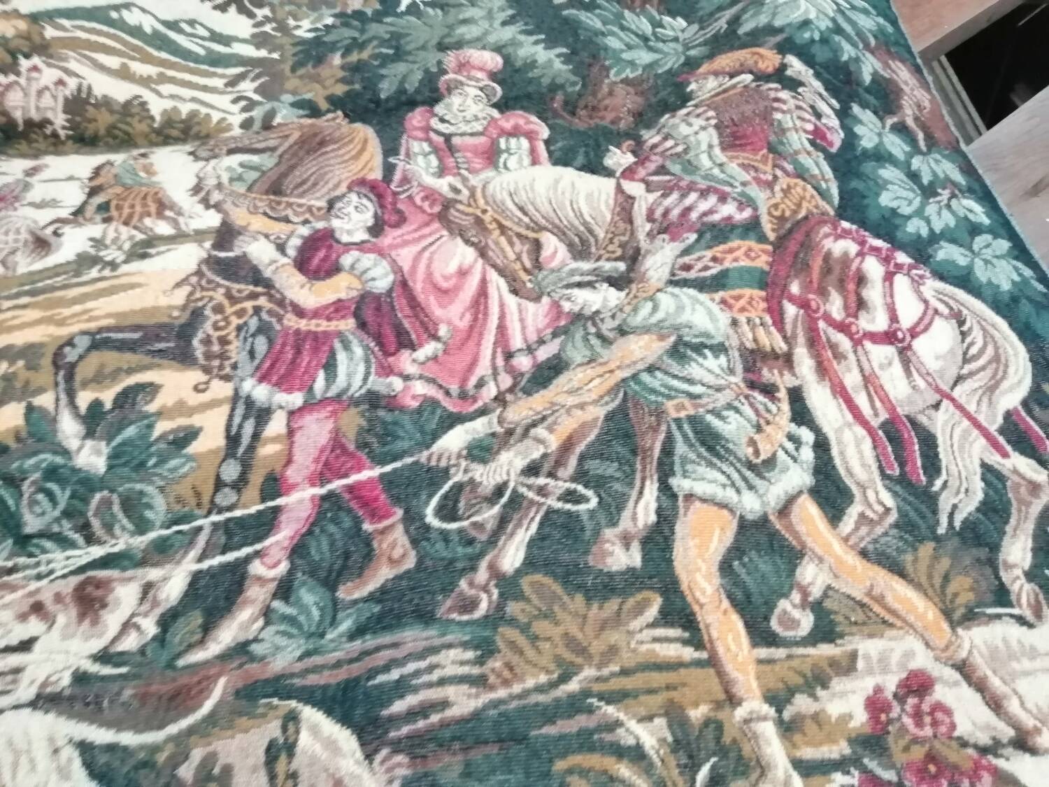 Beautiful jacquard hunting tapestry by Bobyrug