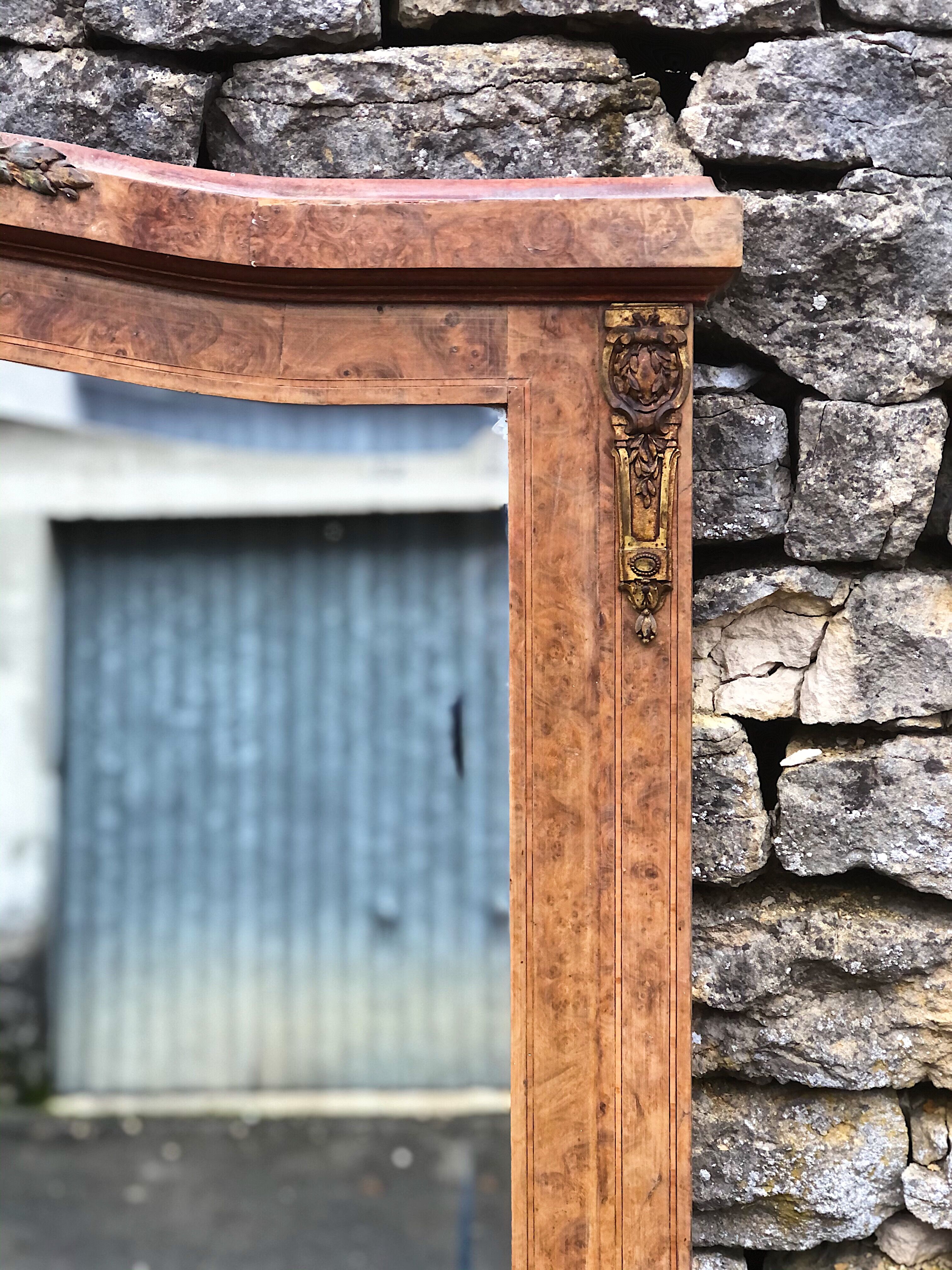 Mirror 168x110 era 1925 , bevelled ice