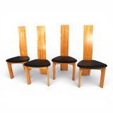 Tranekaer set of 4 Iris dining chairs by Bob van den Berghe, 1980