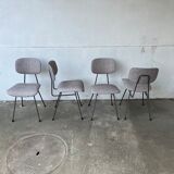 SERIES OF 4 CHAIRS - WILLEM GISPEN - EARLY 60