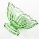 Ring Around fruit bowl, mid-century modern, pressed glass, Ząbkowice, Poland, 1950s