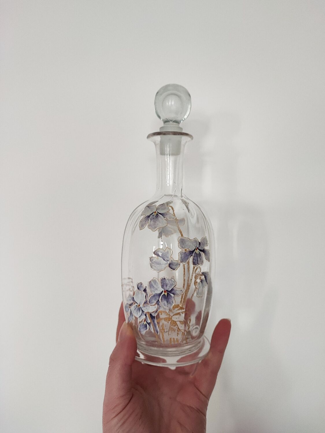 Purple decanter
