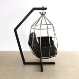 Fauteuil vintage Ib Arberg Parrot Cage