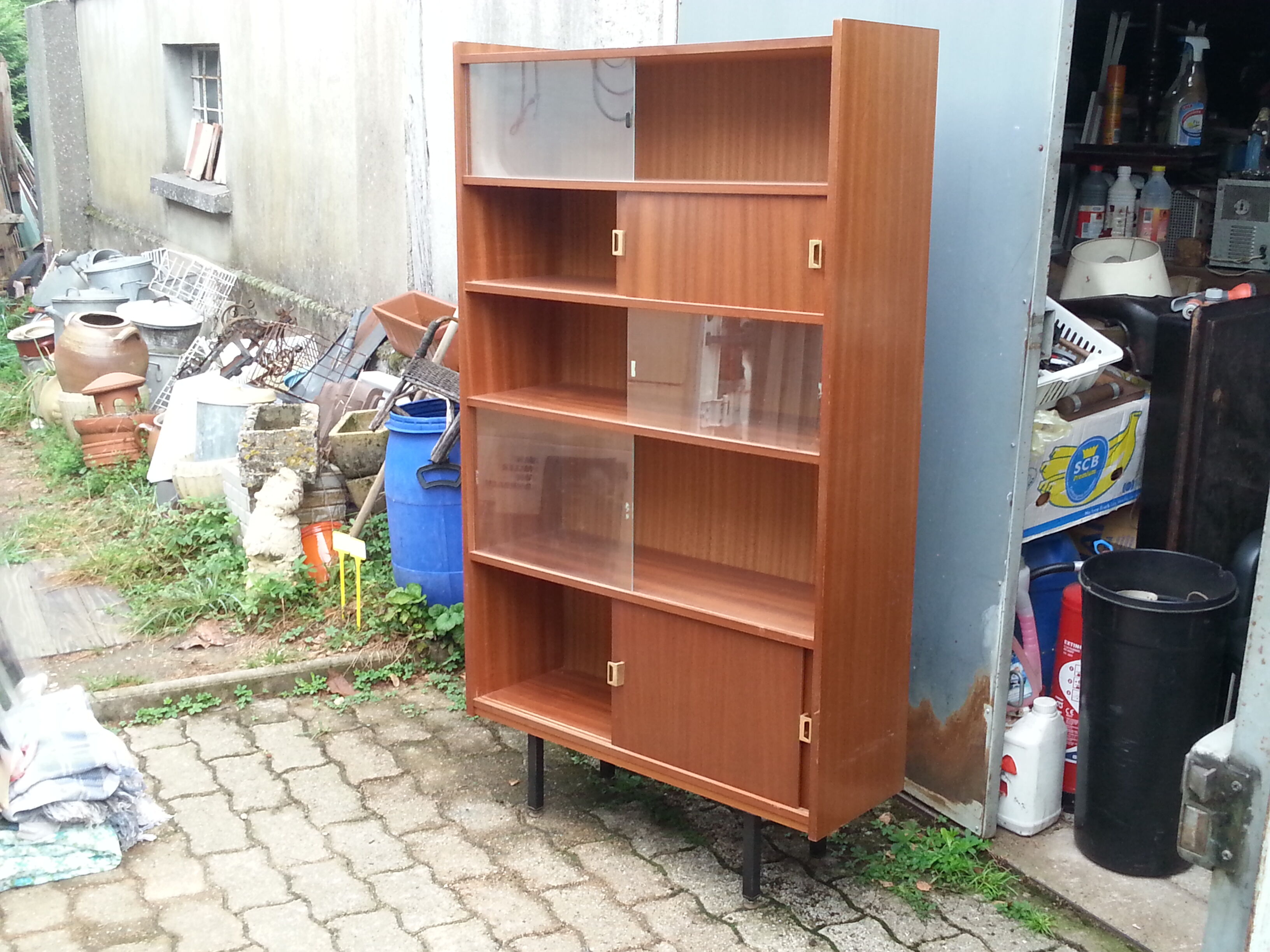 Showcase vintage 1960 in teak