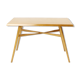 Table basse en chêne, Tchécoslovaquie Années 1960