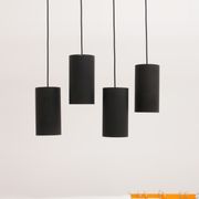 Philips set of 4 hanging lamps model nt 48 design by argenta, 1960